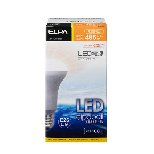 AC100V/6W/E26 電球(LED/レフ形/電球色)【EA758XA-70】