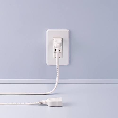 AC125V/15Ax 1m 延長コード(耐トラッキングカバー付)【EA815GN-106】