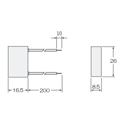 AC250V/120Ω サージアブソーバー【EA968DL-1】