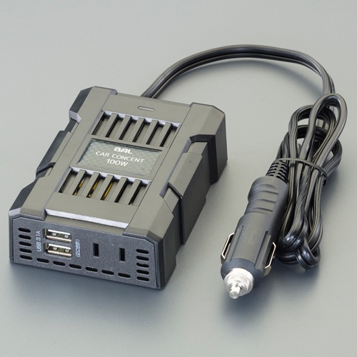 DC12V→AC100V・120W インバーター【EA812JA-34A】