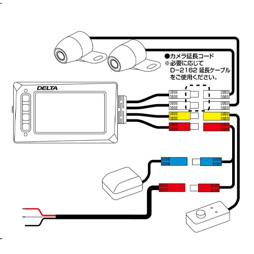 DC48V ドライブレコーダー(フォークリフト用)【EA763AA-402B】