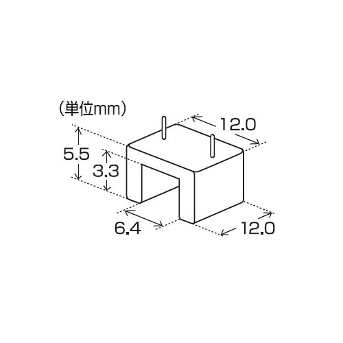 DV1.2mmx2芯 コンクリートサドル(10個)【EA947E-11】