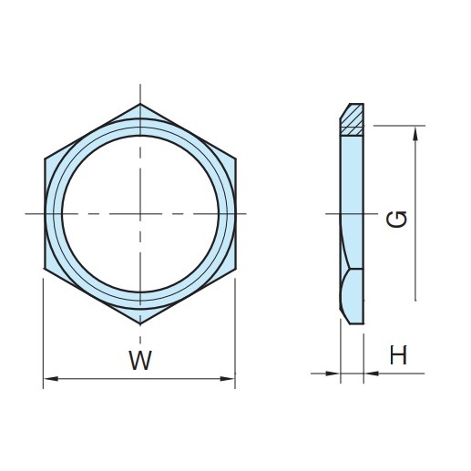 G1/2インチ オイルウインドウ用ナット【EA949CX-502A】