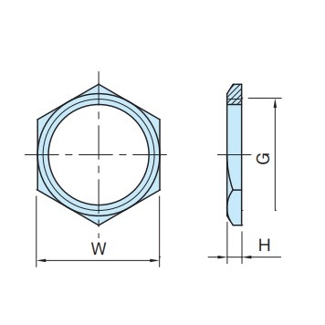 G1インチ オイルウインドウ用ナット【EA949CX-504A】