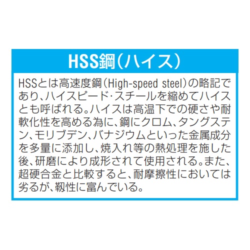 M 6x0.50 ハンドタップ(細目/HSS/先)【EA829JC-106】