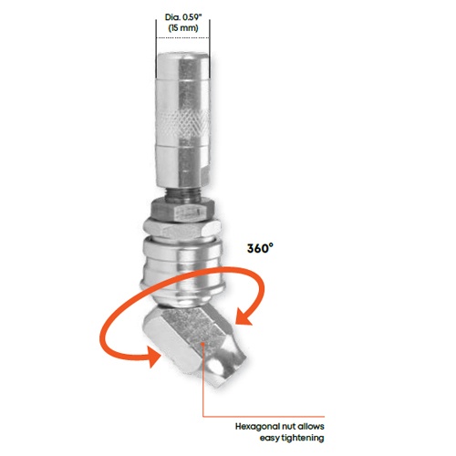 M10 グリースポンプ用カプラー(スイベル付)【EA991CD-311】