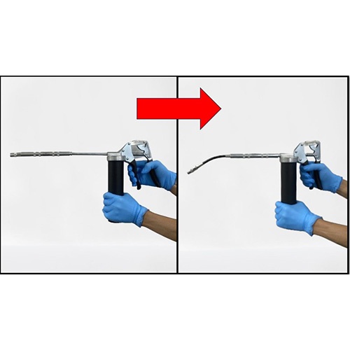 M10/330mm グリースポンプ用ノズル(フレキ兼用)【EA991CD-336】