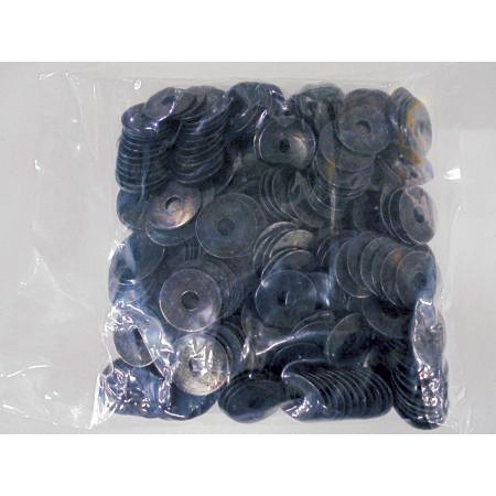 M5 平ワッシャー(5.5x16x1.6/三価クロ/黒/250枚)【EA949WF-66】