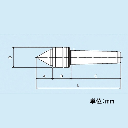 MT4/ 38.5mm 回転センター(オイルシール付)【EA817AN-24】