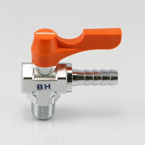 R 1/8インチx 7.0mm ボールバルブ(ステム式・アングル)【EA425BH-17】