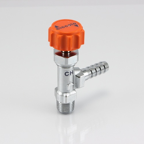 R 1/8インチxφ 6.0mm ニードルバルブ(ステム型)【EA426DH-6】