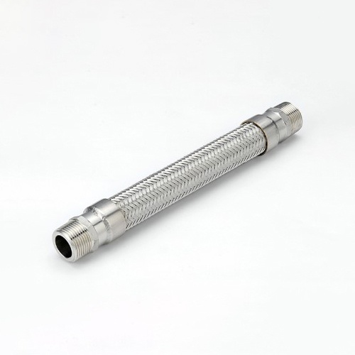 R 1・1/4インチx600mm フレキチューブ(鉄ニップル/溶接)【EA469EM-102】