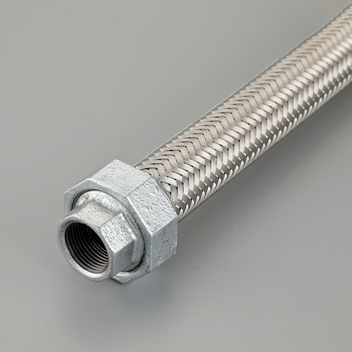 Rc1・1/2インチx300mm フレキチューブ(SUSユニオン/カシメ)【EA469EJ-14】