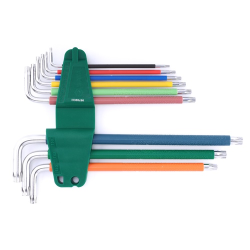 T10-T50 9本組[Bore Torx]キーレンチ【EA683E-3】