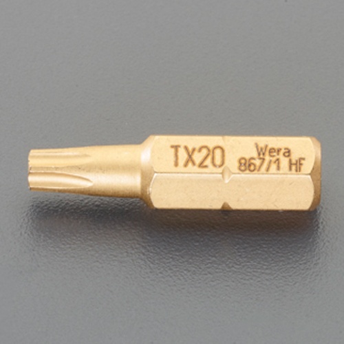 T10x25mm [Torx] ドライバービット(ホールド機能付)【EA611AD-210】