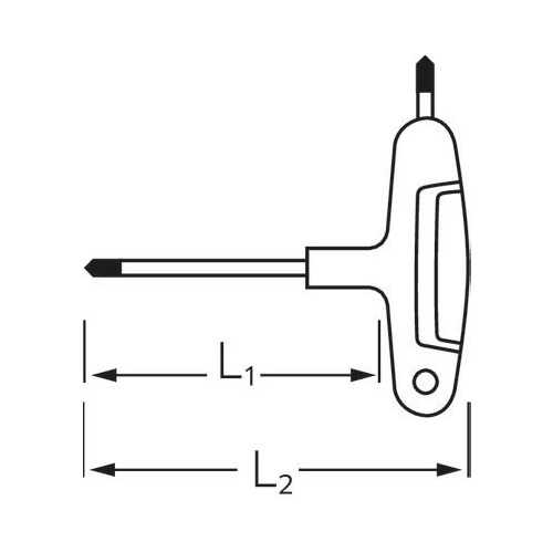 T30x130mm [TORX]T型ドライバー【EA573RT-30A】