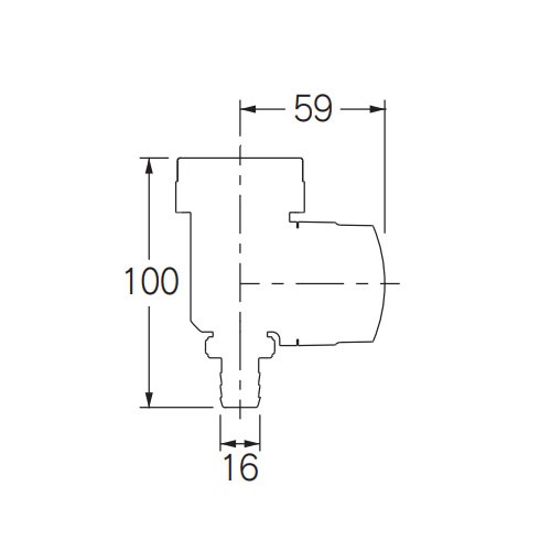 W22-20T 自動止水器(浴槽・洗濯機用)【EA468CF-43】