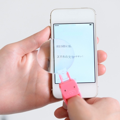 x2.5/ 46mm ハンドルーペ(指先装着型)【EA916JK-121】