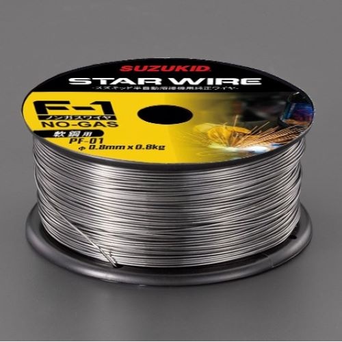 φ0.8mm/0.5 kg ノンガス用軟鋼ワイヤー【EA315SH-20】