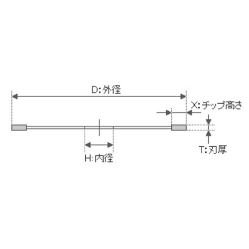 φ125x2.0x22.0mm ダイヤモンドカッター【EA809-92】
