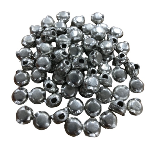 φ12mm 亀甲型封印タグ(錫製/20個)【EA591HA-12】