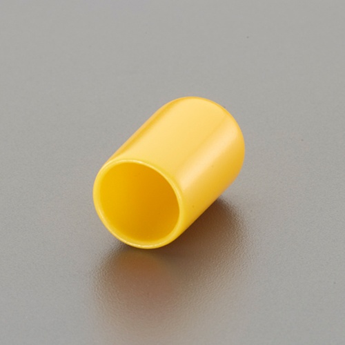 φ13.8x25mm 丸型保護キャップ(黄/50個)【EA983FN-855】