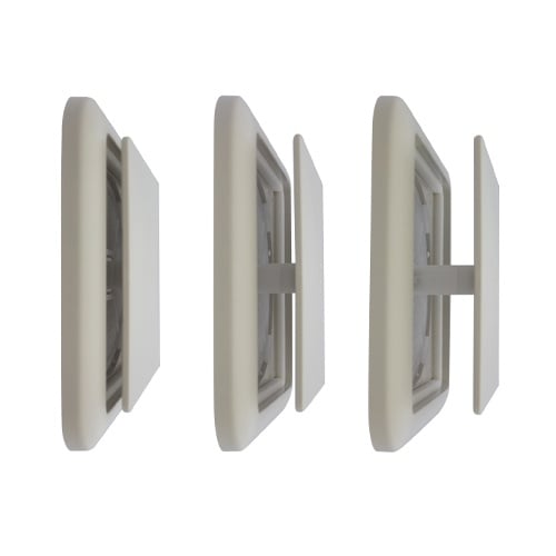 φ150mm プッシュ式レジスター【EA997MH-17】