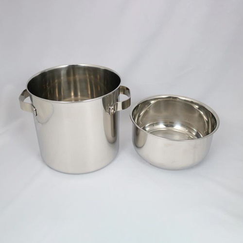 φ194x180mm ポット(網付/ステンレス製)【EA508SG-121】