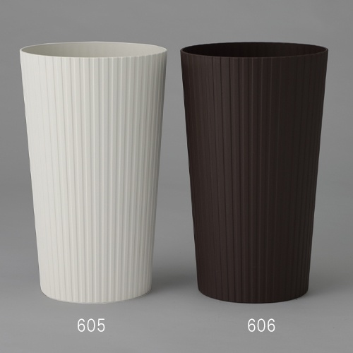 φ240x400mm/13L ダストボックス(丸型/茶/5個)【EA995AA-606】