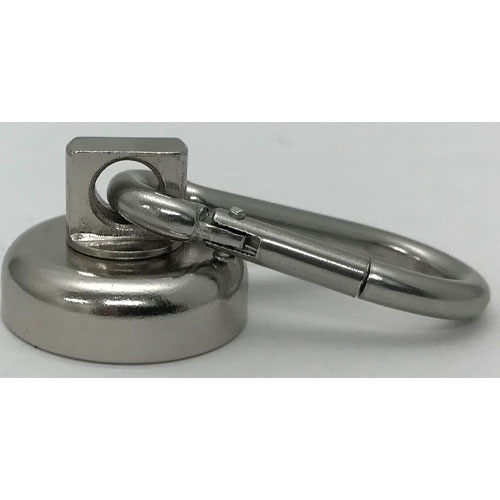 φ25mm/17kg カラビナフック(マグネット付)【EA781GM-21】