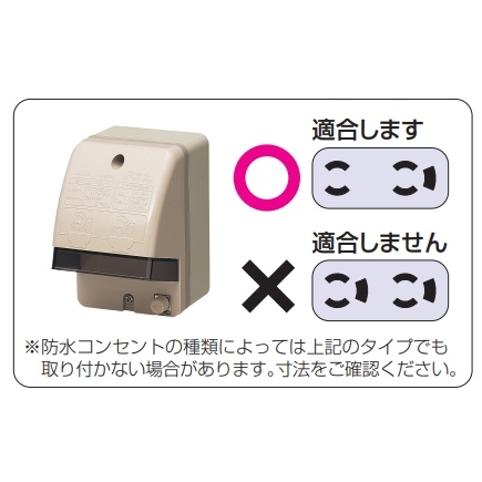 φ27mm 露出ボックス(防水コンセント用)【EA940CS-176】