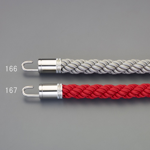 φ30x1200mm パーテーションロープ(レッド)【EA983FT-167】