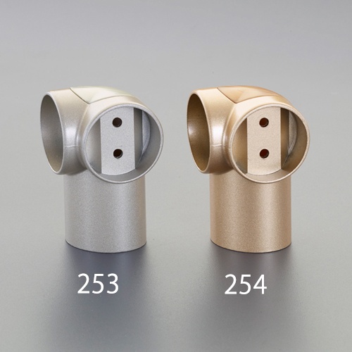 φ35mm 手すり用コーナーブラケット(シルバー)【EA951EL-253】