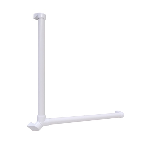 φ35x 600mm 樹脂製手すり(L型/抗菌・防カビ)【EA951EL-73】