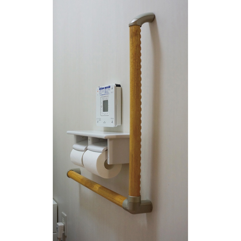 φ35x 600mm 木製手すり(L型)【EA951EL-7】