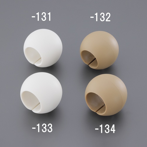 φ35x60mm 手すり用補助グリップ(ブラウン)【EA951EL-134】