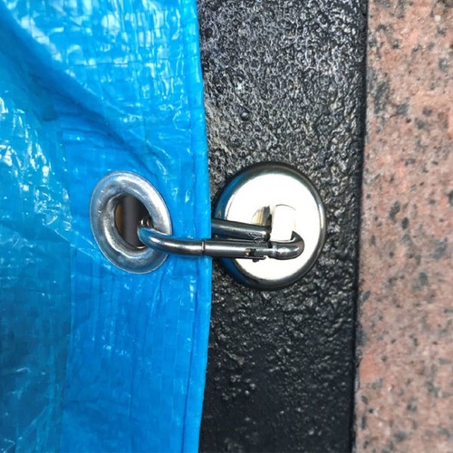 φ36mm/32kg カラビナフック(マグネット付)【EA781GM-22】