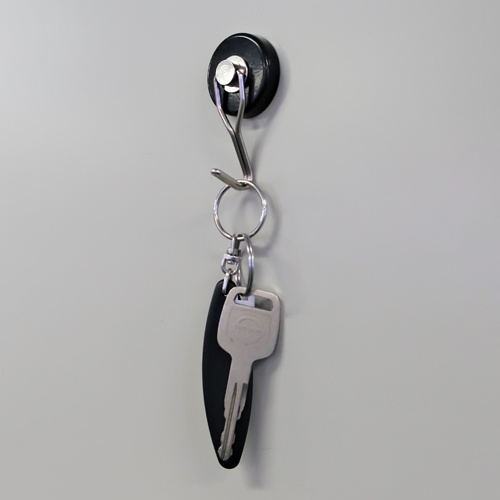 φ38mm/30kg マグネットフック(スイベル式/黒)【EA781ET-10A】