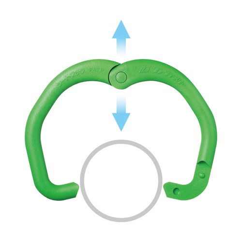 φ48.6mm/10mm シートフック(単管用/2個)【EA948TS-41】