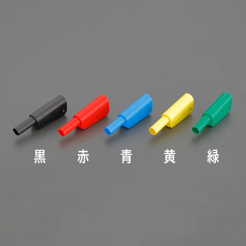 φ4mm テストリード用プラグ(スタック接続/赤)【EA707NC-202】