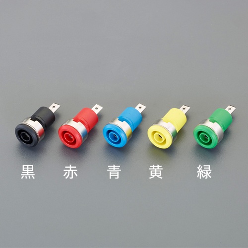 φ4mm パネルマウントソケット(赤)【EA940DP-542】