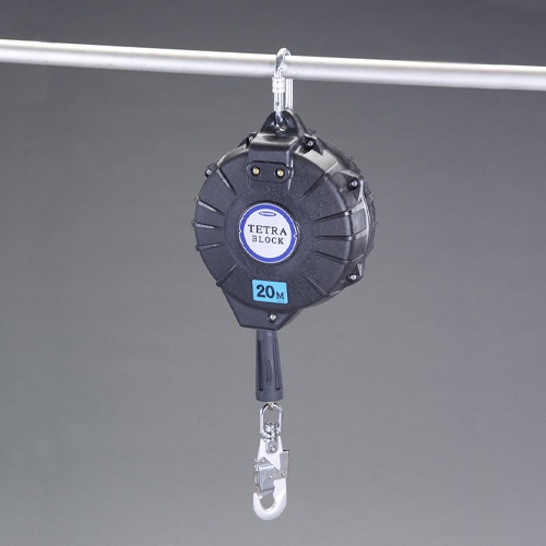 φ5.0mmx20m 安全ブロック(ステンレス製ワイヤー付)【EA998FX-12B】