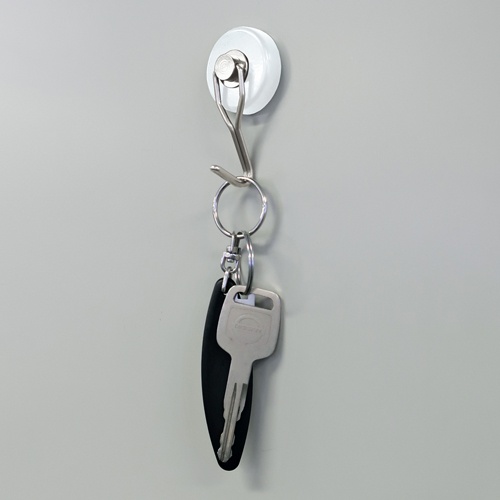 φ52mm/7.0kg マグネットフック(スイベル式/白)【EA781ET-14B】