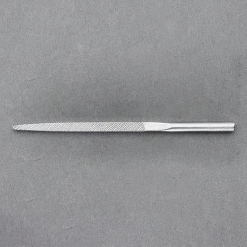 φ5x105mm やすり(クロムコーティング/角/中目)【EA521TF-107】