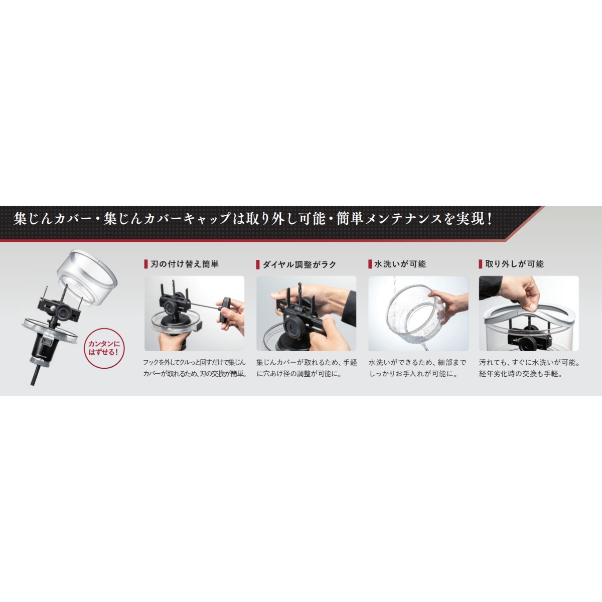 φ60-160mm フリーホールソー【EA827AP-3】