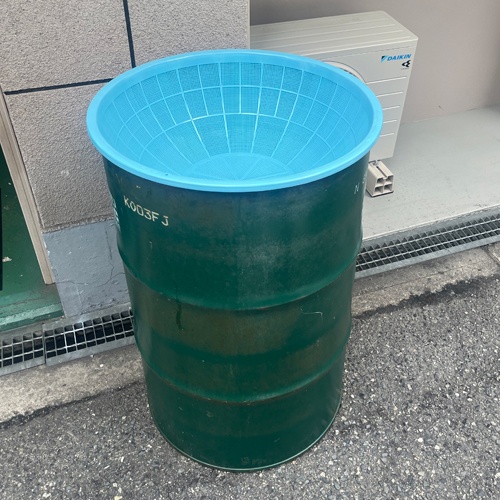 φ608x220mm 大型ざる(ライトブルー/10個)【EA506AC-212】