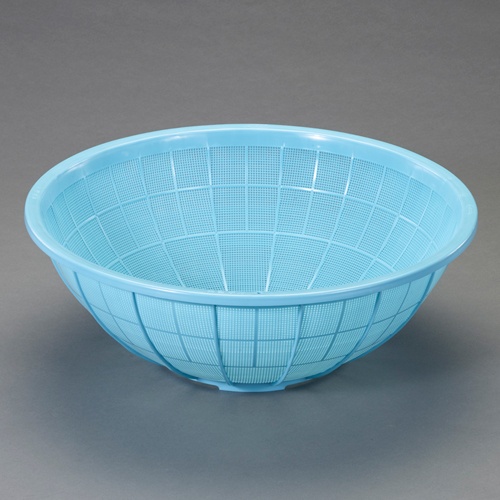 φ608x220mm 大型ざる(ライトブルー/2個)【EA506AC-211】