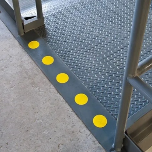 φ76mm 〇型テープ (赤/100枚)【EA944SG-114】