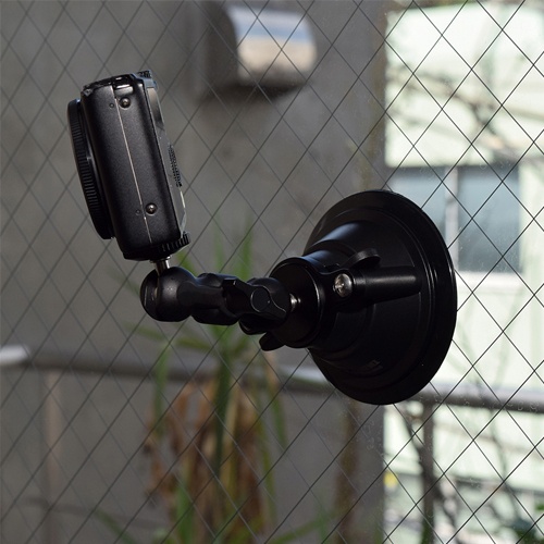 φ84x130mm 吸盤式カメラ用雲台(1/4インチオス)【EA759EX-163A】