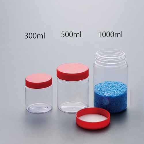 φ96.0x 167mm/1000ml ポリ容器(クリアー)【EA508AF-43】